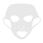 Kristaller Многоразовая силиконовая маска для лица KG-021, белый