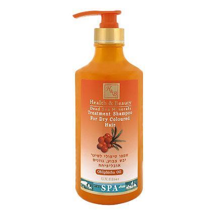 Health & Beauty Шампунь с добавлением масла облепихи для ухода за окрашенными и сухими волосами, 780 мл
