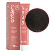 TEFIA  Ambient 5.11 Перманентная крем-краска для волос / Светлый брюнет интенсивный пепельный, 60 мл