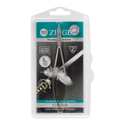Zinger Ножницы маникюрные (твизер) микрохирургические загнутые / Premium В217 CVD SH-Salon ZP  