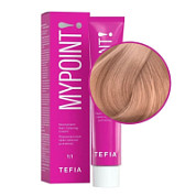 TEFIA Mypoint 9.85 Перманентная крем-краска для волос / Очень светлый блондин коричнево-красный,  60 мл