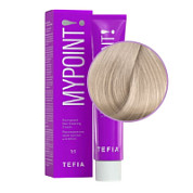 TEFIA Mypoint 10.81 Гель-краска для волос тон в тон / Экстра светлый блондин коричнево-пепельный, безаммиачная, 60 мл