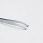 Zinger Пинцет для бровей дугообразный скошенный / Standard 86053 M, серебристый