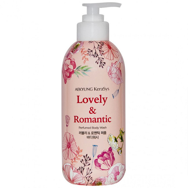 KeraSys Парфюмированный гель для душа Lovely & Romantic Perfumed Body Wash, 500 мл