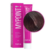 TEFIA Mypoint 5.3 Перманентная крем-краска для волос / Светлый брюнет золотистый, 60 мл