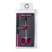 Frau Finger Ножницы маникюрные для кутикулы изогнутые / Professional FSP-118DP, матовые, ручная заточка, 10 см