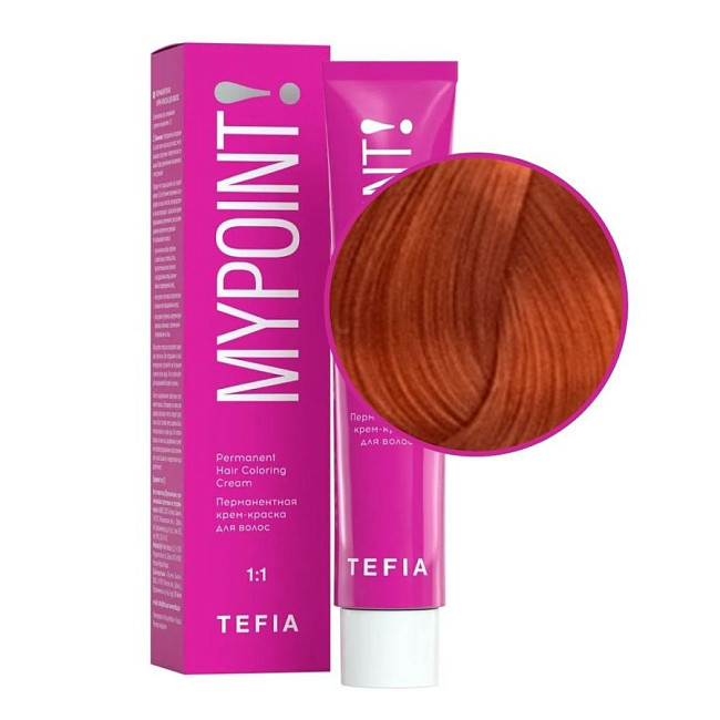TEFIA Mypoint 8.4 Перманентная крем-краска для волос / Светлый блондин медный,  60 мл