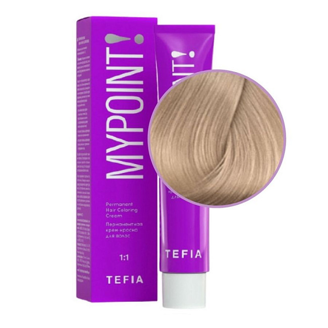 TEFIA Mypoint 10.8 Гель-краска для волос тон в тон / Экстра светлый блондин коричневый, безаммиачная, 60 мл