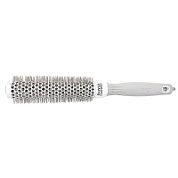 Olivia Garden Термобрашинг для укладки волос / Expert Blowout Speed XL Wavy Bristles White & Grey ID2024/OGBCI25, 25 мм, серый