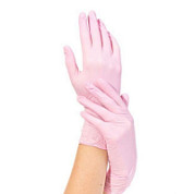 NitriMax Перчатки нитриловые неопудренные смотровые М, 100 шт., розовый