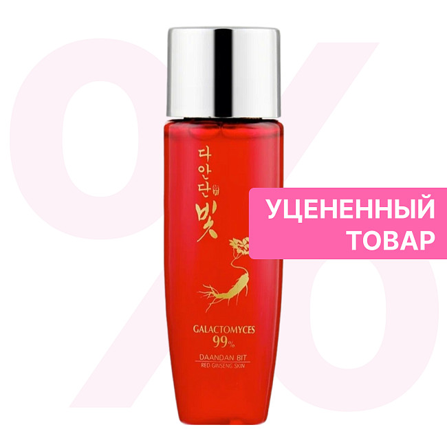 Jigott Тонер для лица с экстрактом красного женьшеня / DAANDAN BIT Premium Red Ginseng, 30 мл