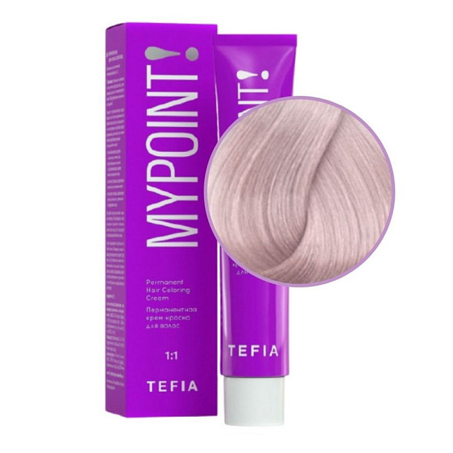 TEFIA Mypoint 9.7 Гель-краска для волос тон в тон / Очень светлый блондин фиолетовый, безаммиачная, 60 мл