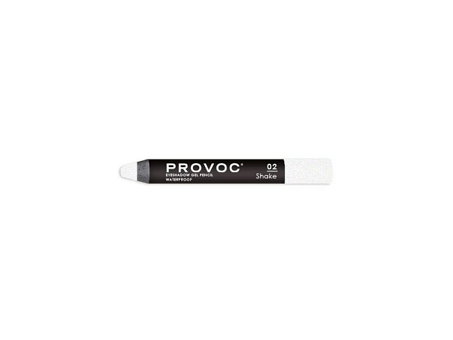 Provoc Тени-карандаш водостойкие, №02 / Eyeshadow Gel Pencil, жемчужный шиммер