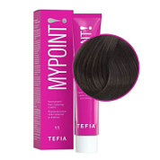 TEFIA Mypoint 5.113 Перманентная крем-краска для волос / Светлый брюнет матовый, 60 мл