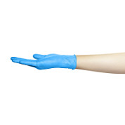 Mediok Перчатки нитриловые смотровые одноразовые неопудренные / Nitrile Optima, размер S, голубой, 50 пар (100 штук)