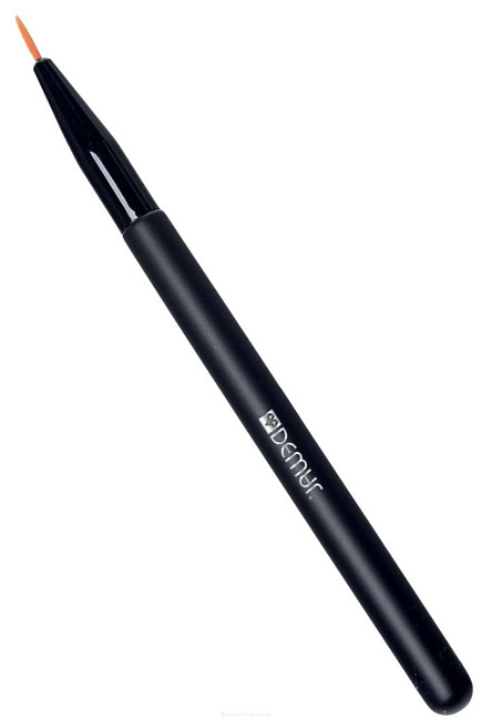 Dewal Профессиональная макияжная кисть для подводки BR-502, 14,5 см, черный