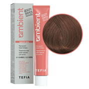 TEFIA  Ambient 8.810 Перманентная крем-краска для волос / Светлый блондин коричнево-пепельный для седых волос, 60 мл