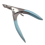 JessNail Типсорез (катер) маникюрный для обрезания искусственных ногтей, голубой