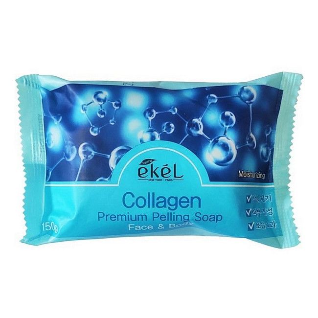 Ekel Мыло косметическое с коллагеном / Peeling Soap Collagen, 150 г