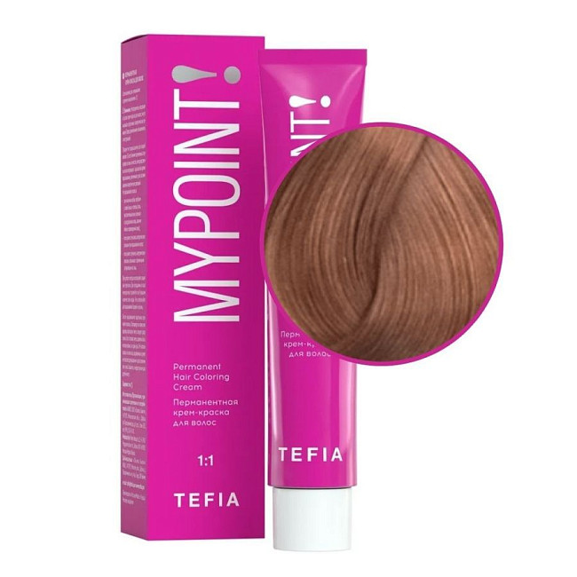 TEFIA Mypoint 8.85 Перманентная крем-краска для волос / Светлый блондин коричнево-красный,  60 мл