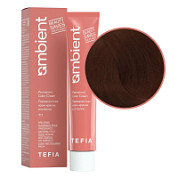TEFIA  Ambient 7.41 Перманентная крем-краска для волос / Блондин медно-пепельный, 60 мл