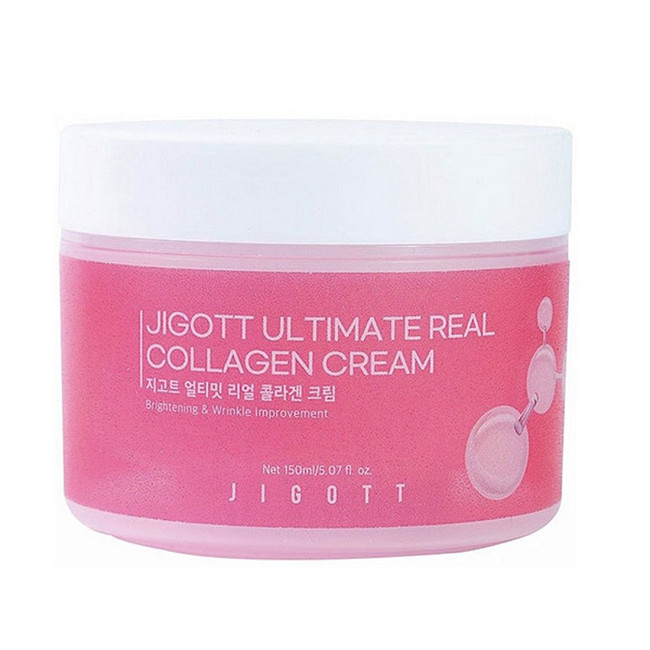 Jigott Крем для лица с коллагеном / Ultimate Real Collagen Cream, 150 мл