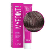 TEFIA Mypoint 6.41 Перманентная крем-краска для волос / Темный блондин медно-пепельный, 60 мл