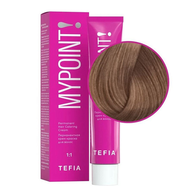 TEFIA Mypoint 8.8 Перманентная крем-краска для волос / Светлый блондин коричневый,  60 мл