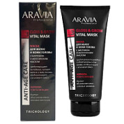 Aravia Маска для волос и кожи головы с биотином и абиссинским маслом / Gloss & Grow Vital Mask, 200 мл