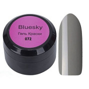 Bluesky Гель-краска для ногтей / Classic 072, теплый серый, 8 мл