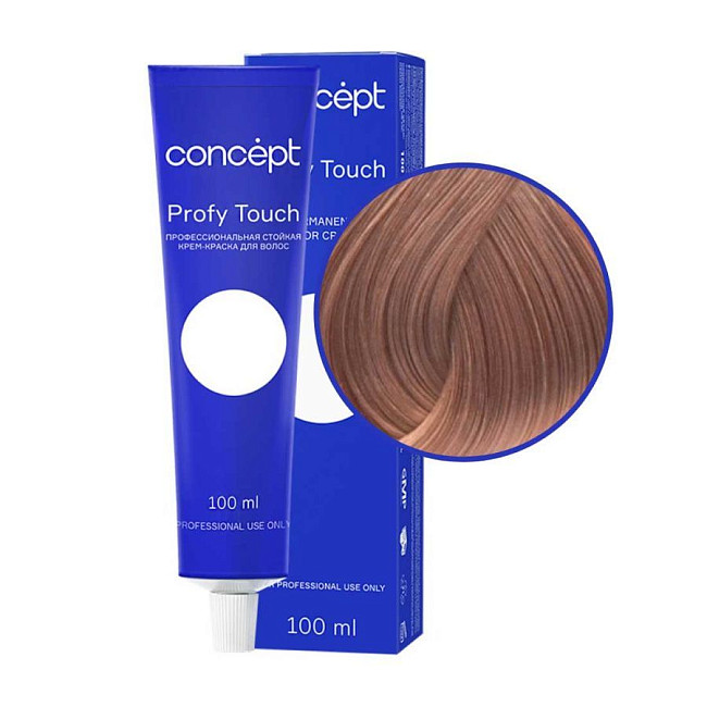 Concept Profy Touch 9.75 Профессиональный крем-краситель для волос, светлый карамельный блондин, 100 мл