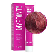 TEFIA Mypoint 5.5 Перманентная крем-краска для волос / Светлый брюнет красный, 60 мл