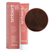 TEFIA  Ambient 6.43 Перманентная крем-краска для волос / Темный блондин медно-золотистый, 60 мл