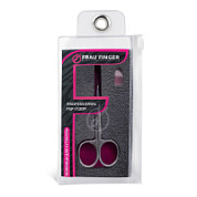 Frau Finger Ножницы маникюрные для кутикулы изогнутые / Professional FSP-112DP, матовые, ручная заточка, 9 см