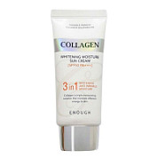 Enough Солнцезащитный осветляющий крем для лица / 3 In 1 Collagen Sun Cream, 50 мл