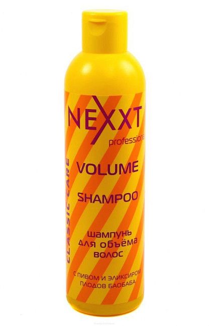 Nexxt Шампунь для объема волос c пивом и эликсиром плодов баобаба, 250 мл