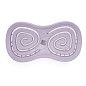 Dewal Beauty Щетка массажная с нейлоновым штифтом / Eco-Friendly DBEF35-Violet, бабочка, фиолетовый