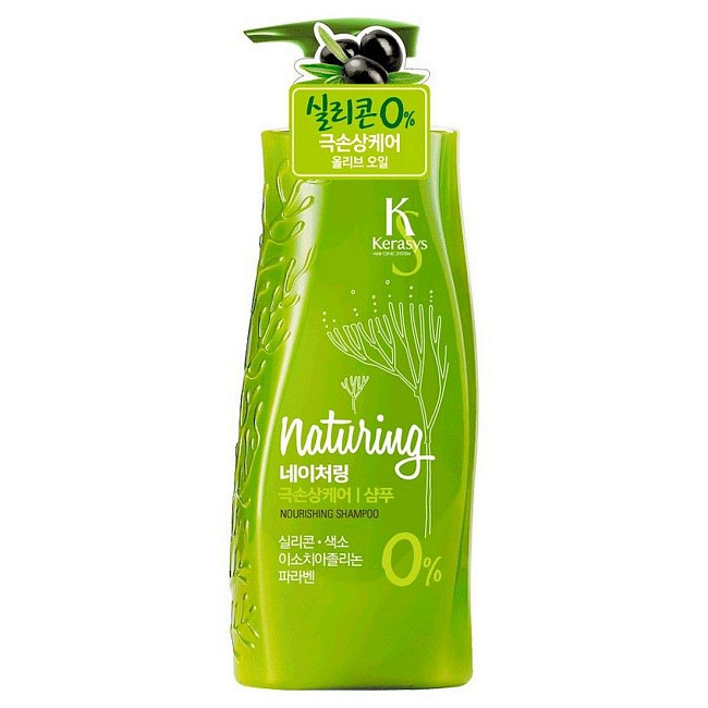 KeraSys Шампунь для повреждённых и ломких волос / Naturing Nourishing Shampoo, 500 мл