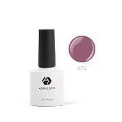 ADRICOCO Цветной гель-лак для ногтей №073, дымчато-пурпурный, 8 мл