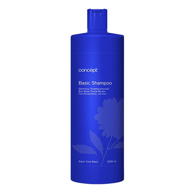 Сoncept Шампунь универсальный для всех типов волос / Salon Total Basic Shampoo, 1000 мл