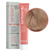 TEFIA  Ambient 10.830 Перманентная крем-краска для волос / Экстра светлый блондин коричнево-золотистый для седых волос, 60 мл