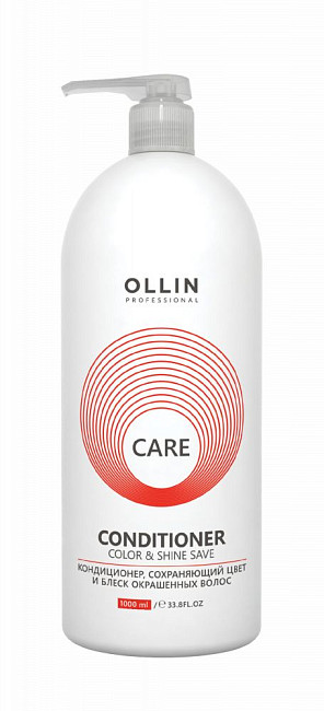 Ollin Кондиционер цвет и блеск окрашенных волос / Care, 1000 мл