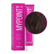 TEFIA Mypoint 6.81 Перманентная крем-краска для волос / Темный блондин коричнево-пепельный,  60 мл