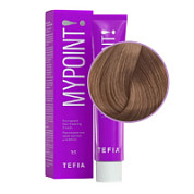 TEFIA Mypoint 8.8 Гель-краска для волос тон в тон / Светлый блондин коричневый, безаммиачная, 60 мл