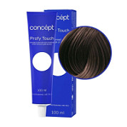 Concept Profy Touch 5.00 Профессиональный крем-краситель для волос, интенсивный тёмно-русый, 100 мл