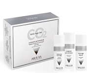 Aravia Набор карбокситерапии для сухой и зрелой кожи / Anti-Age Set, 150 мл x 3