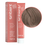 TEFIA  Ambient 8.01 Перманентная крем-краска для волос / Светлый блондин натуральный пепельный, 60 мл