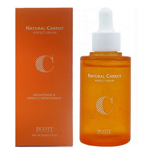 Jigott Сыворотка с маслом семян моркови / Natural Carrot Perfect Serum, 50 мл