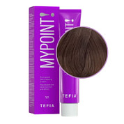 TEFIA Mypoint 6.8 Гель-краска для волос тон в тон / Темный блондин коричневый, безаммиачная, 60 мл