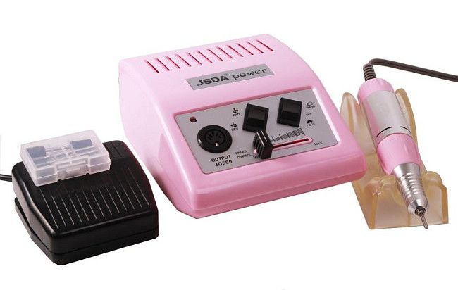 Nail Art Машинка для маникюра и педикюра JD-500/30000 об/мин, 35 Вт, розовый